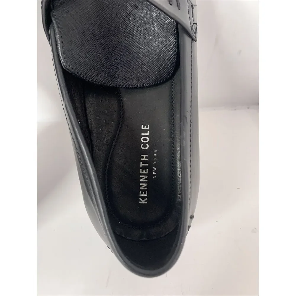 Kenneth Cole New York Dress Shoe Black Sz 8 22694 Slip On‎ Loafer
